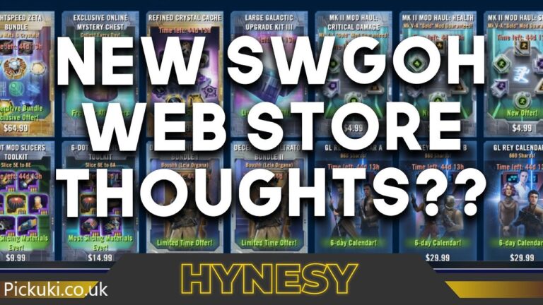 SWGOH Webstore: Your Ultimate Guide to Maximizing Gameplay